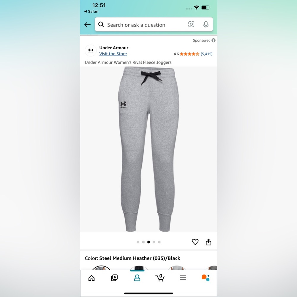 Under Armour Women's Rival Fleece Joggers
